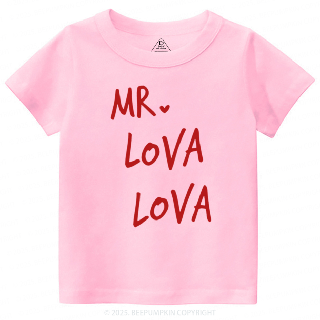Mr Steal Your Heart Valentines Day Toddler&Kids Tees Beepumpkin