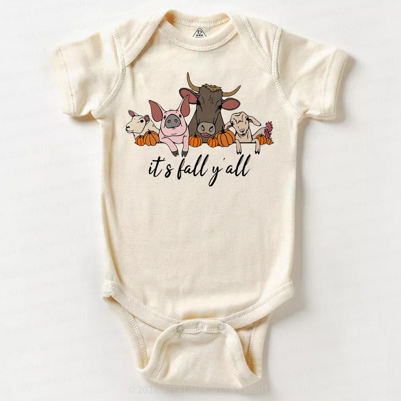 Halloween Ghost Cows Baby Bodysuits