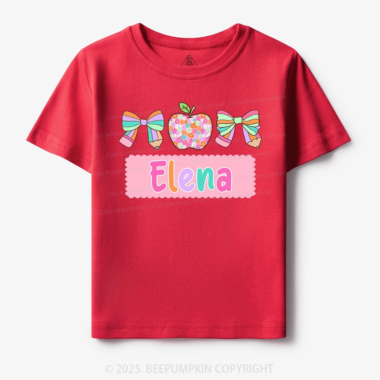 Personalized Pretty Name Toddler&Kid's Tees Beepumpkin