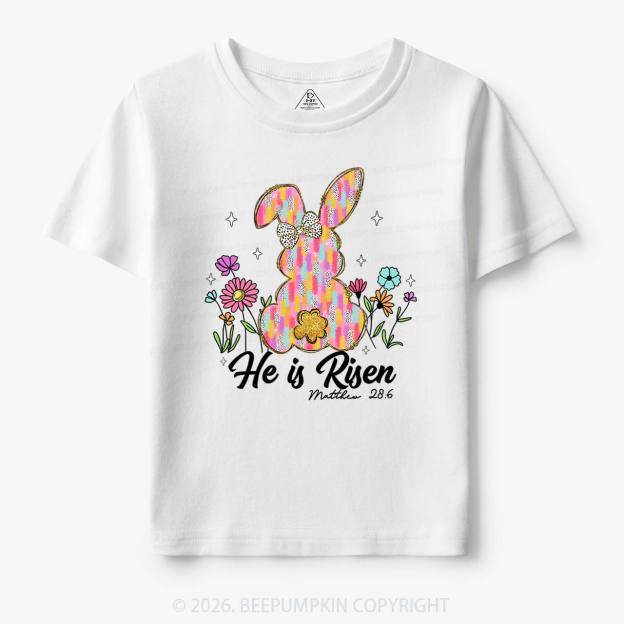 Risen In Bloom Faith & Flowers Toddler&Kids Tees
