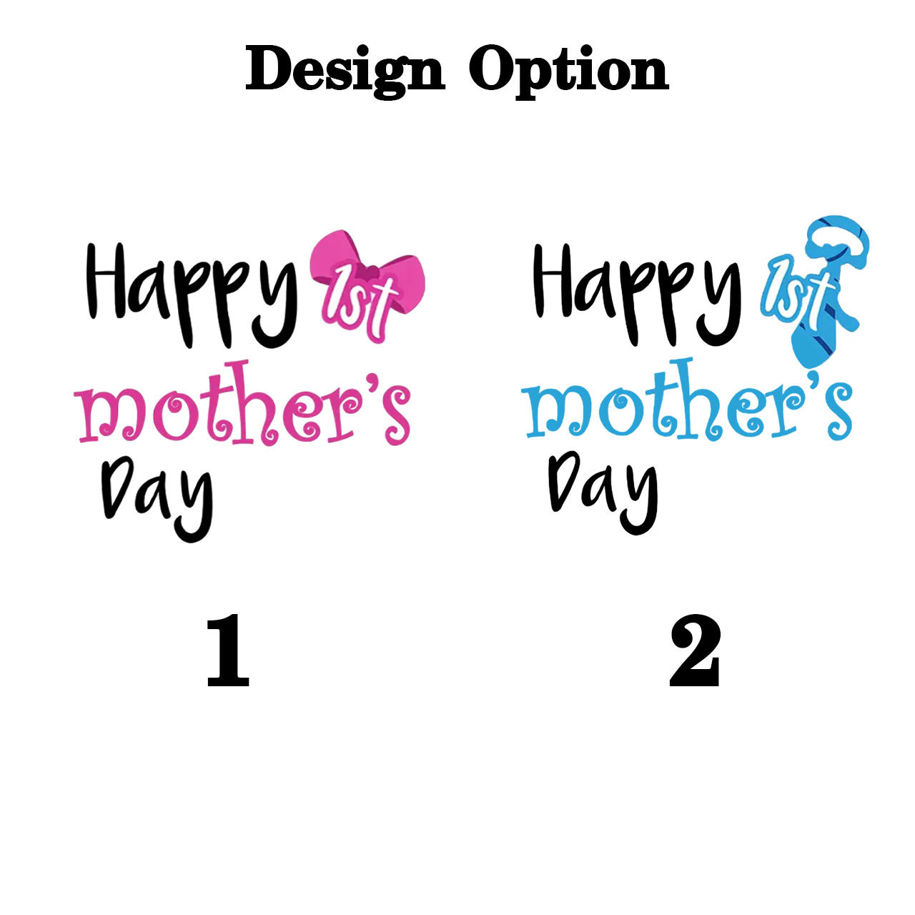 Personalized Happy 1st Mother's Day Bodysuit For Baby