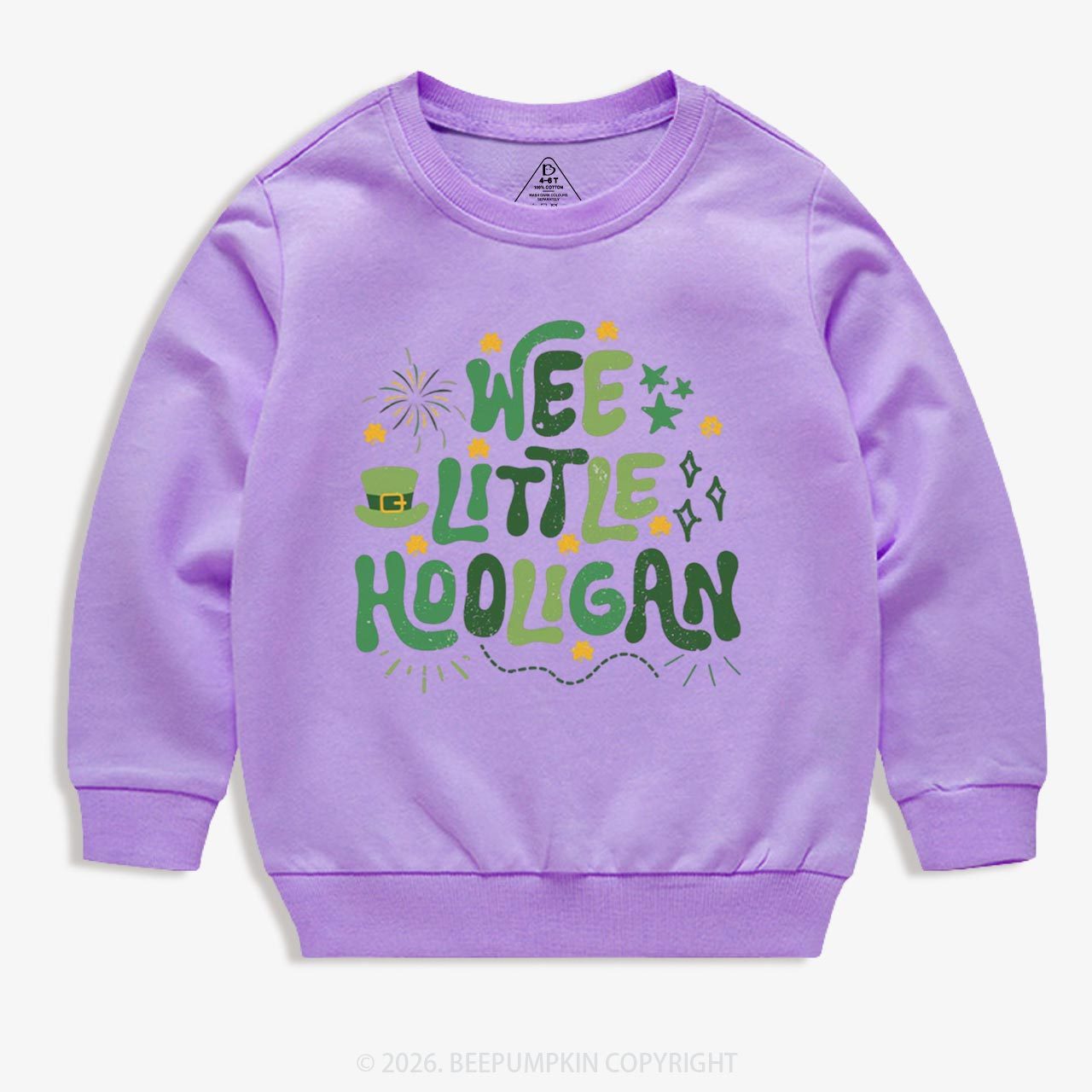 Wee Little Hooligan St. Patrick's Day Kid's Sweatshirt