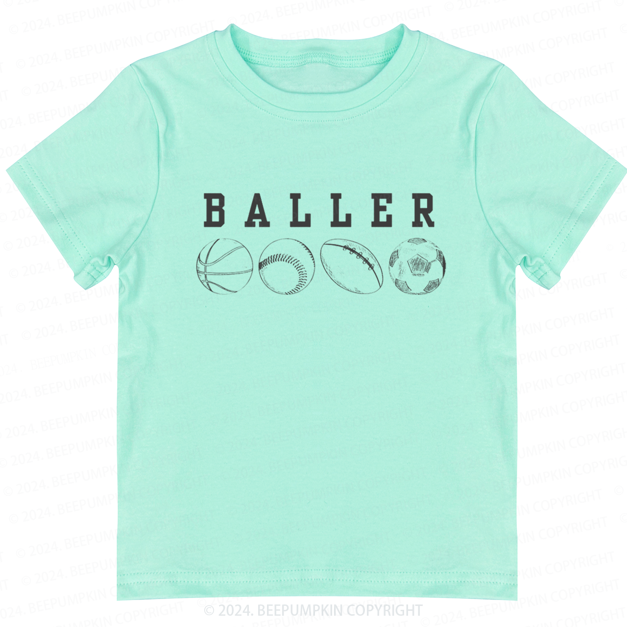 Basketball Soccer Toddler&Kids Tees 