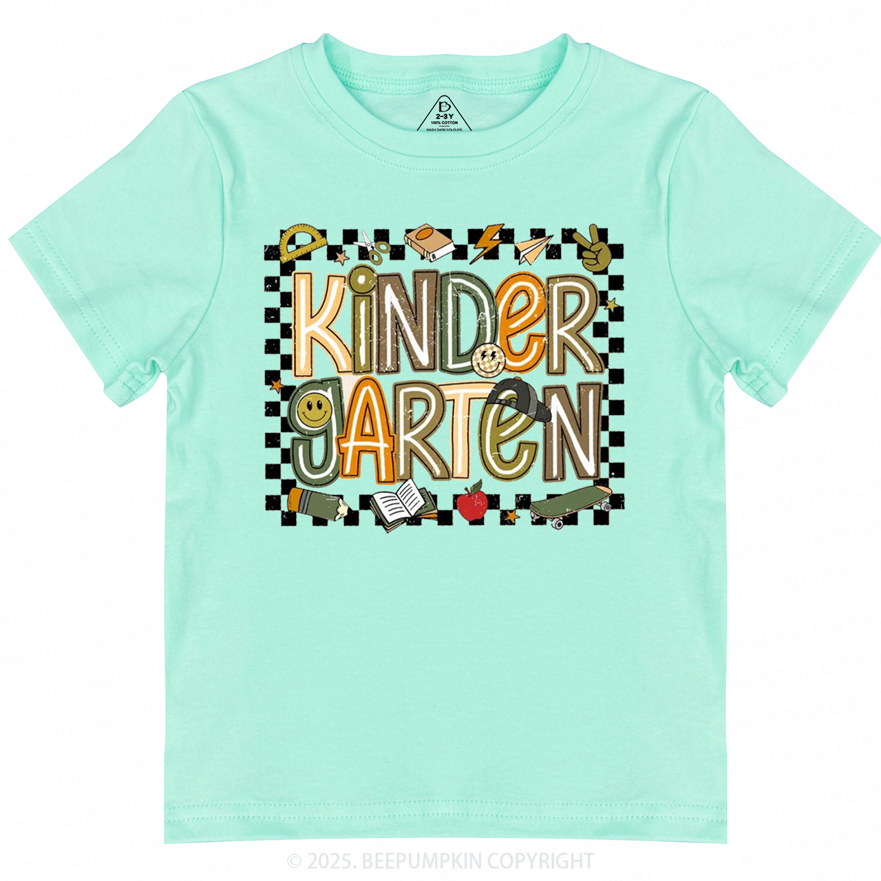 Personalized Back To School Boys Toddler&Kid's Tees Beepumpkin 