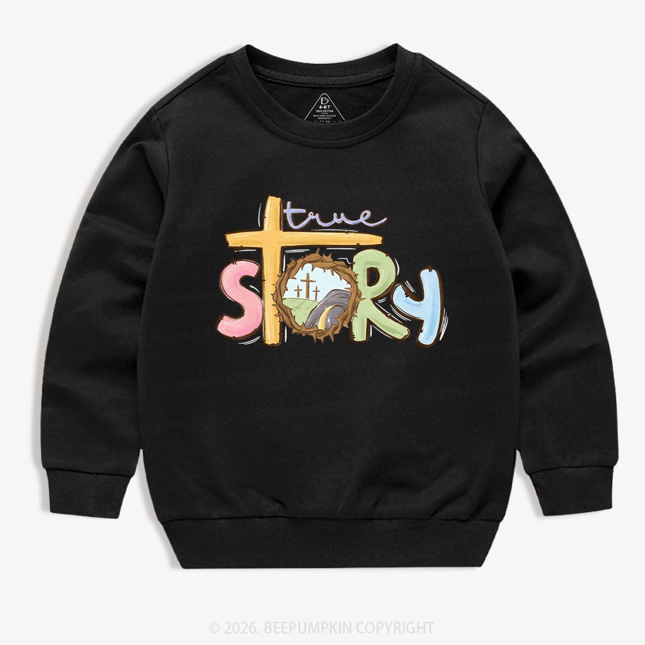 True Story Easter Kid's Sweatshirt