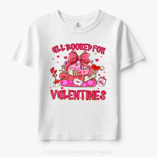 All Booked For Valentine's Day Toddler&Kid's Tees Beepumpkin