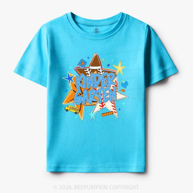 Personalized Baseball Basketball Stars Back to School Toddler&Kid's Tees