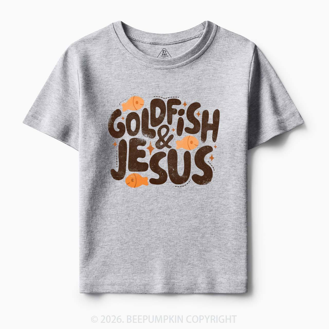 Retro Goldfish and Jesus Toddler&Kid's Tees