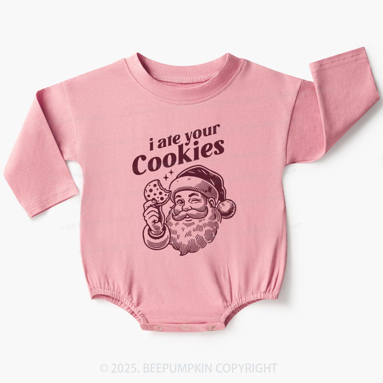 I Ate Your Cookies Baby Bubble Romper Beepumpkin