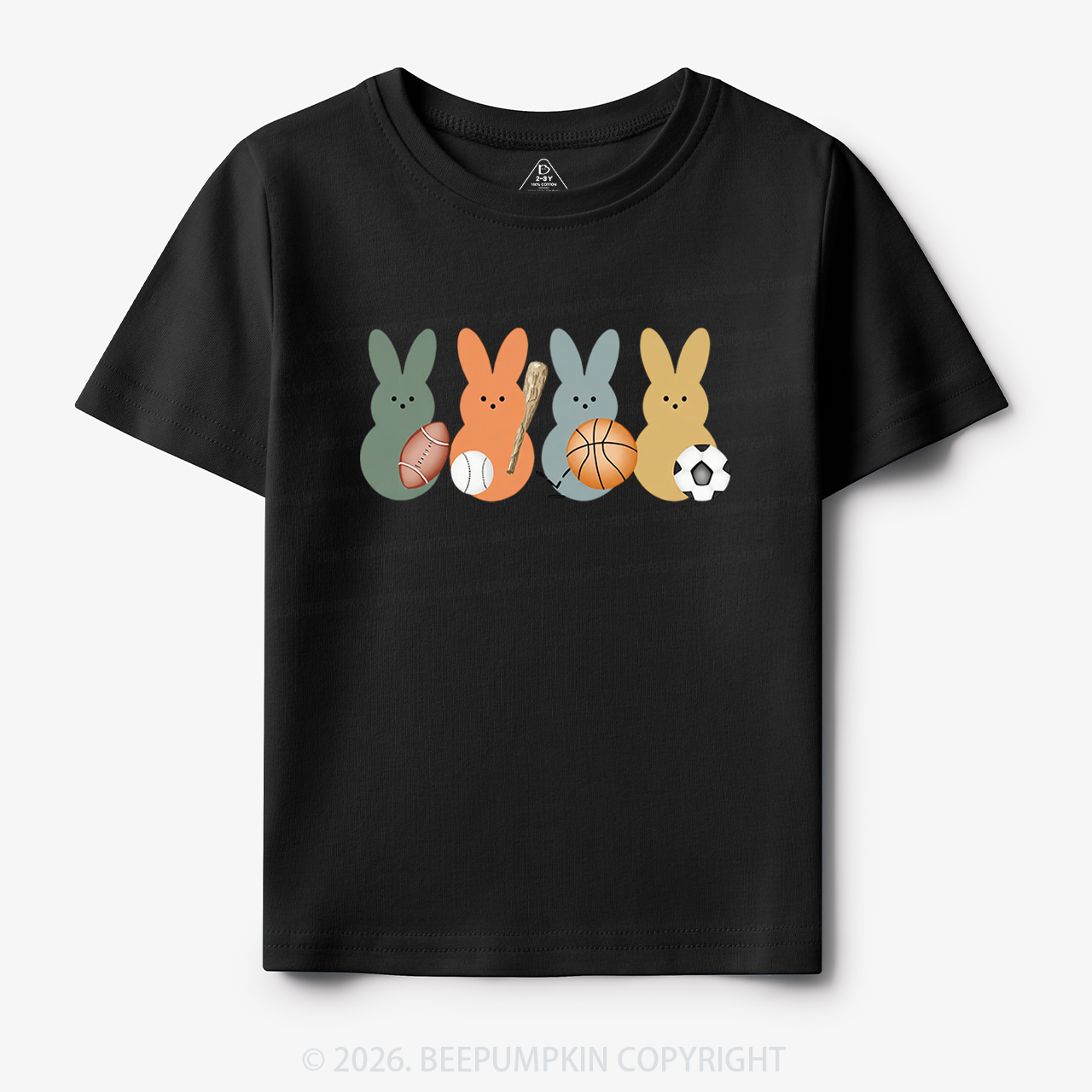 Easter Sporty Bunnies Toddler&Kid's Tees
