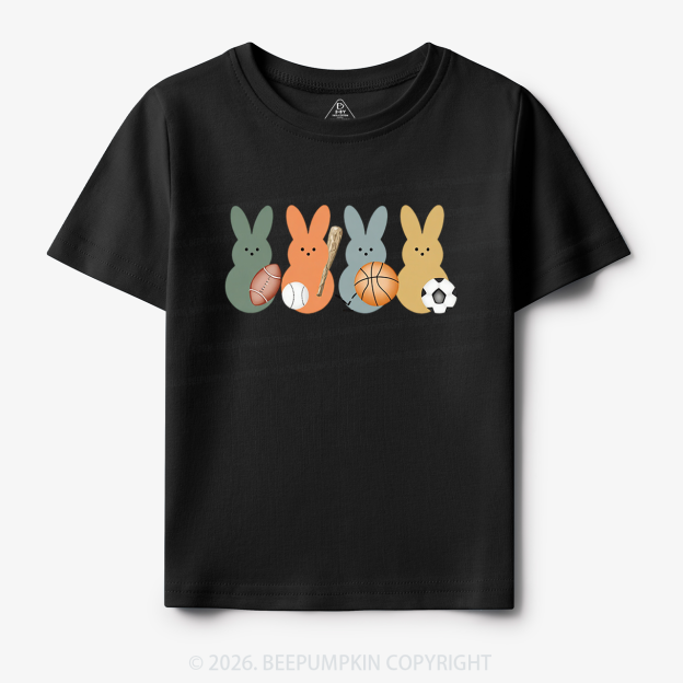 Easter Sporty Bunnies Toddler&Kid's Tees