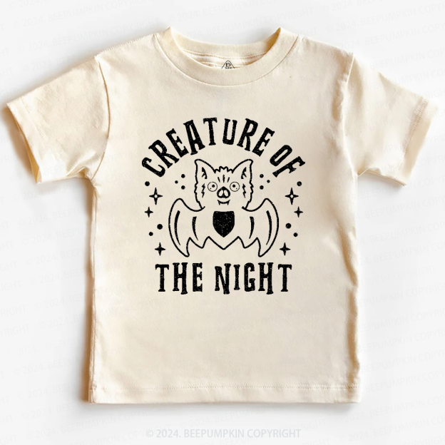 Creature Of The Night Halloween Toddler&Kids Tees 