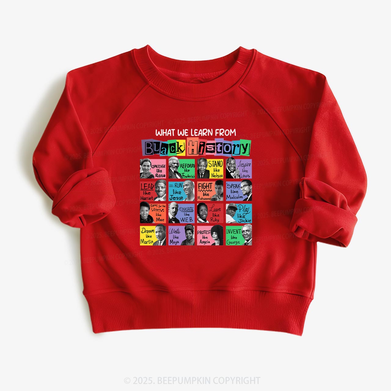 What We Learn From Black History Kid's Sweatshirt