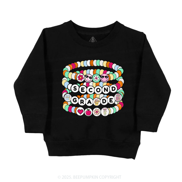 Personalized Friendship Bracelet Kid's Sweatshirt