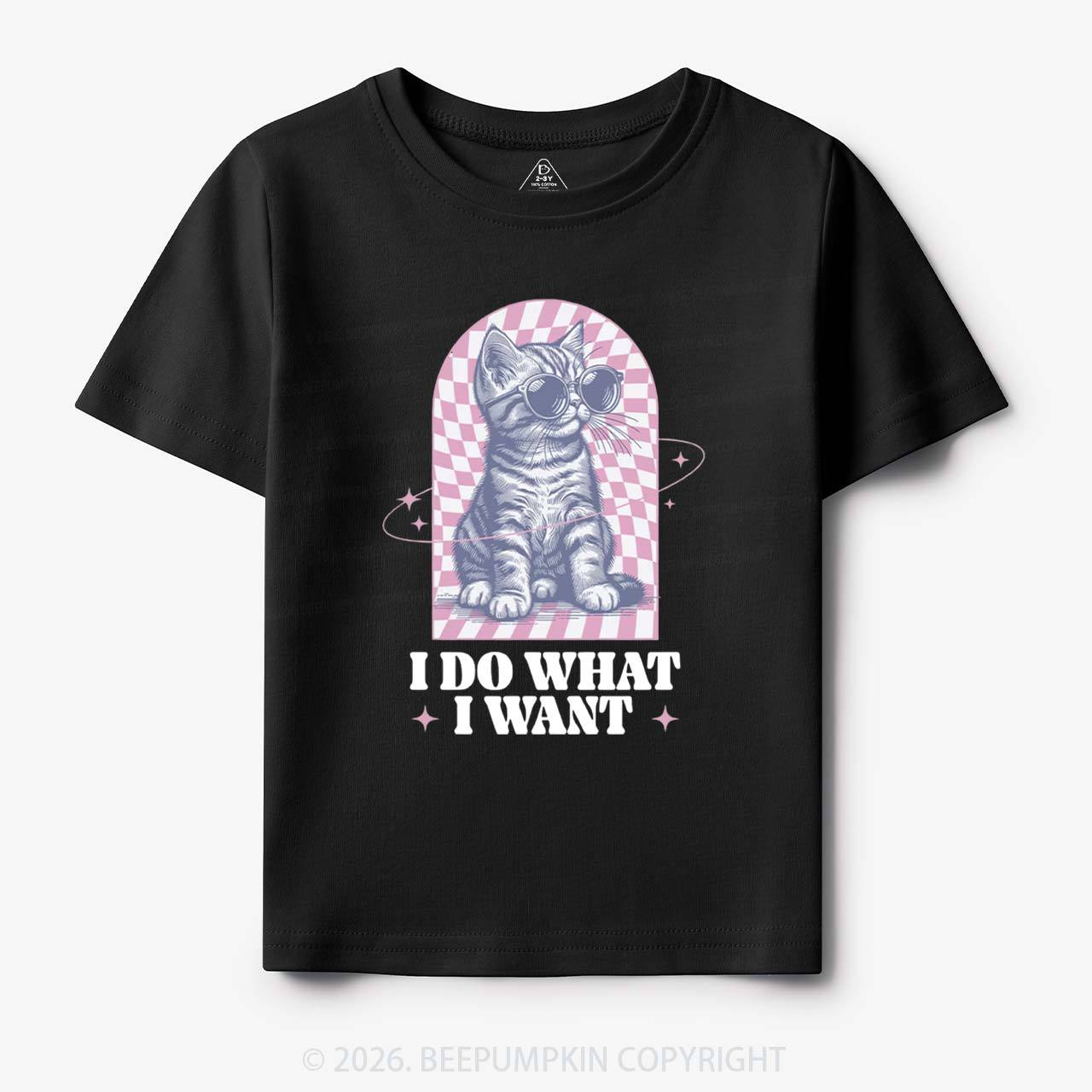 I Do What I Want Kitten Toddler&Kid's Tees