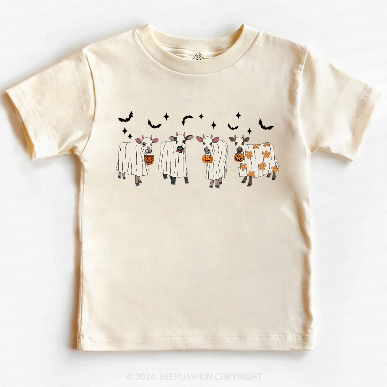 Halloween Ghost Cows Toddler&Kids Tees 