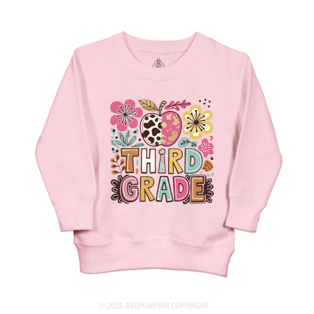 Personalized Apple Blossoms Kid's Sweatshirt