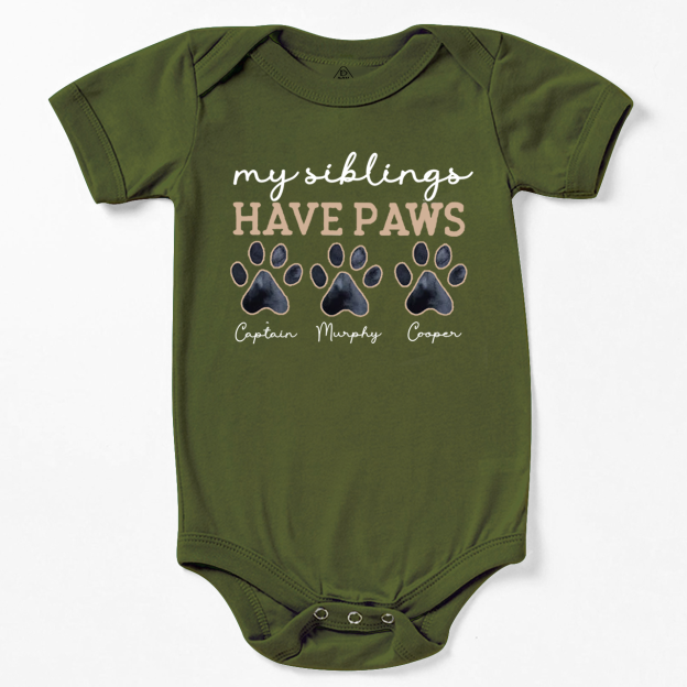 Sibling Dog Bodysuit Beepumpkin
