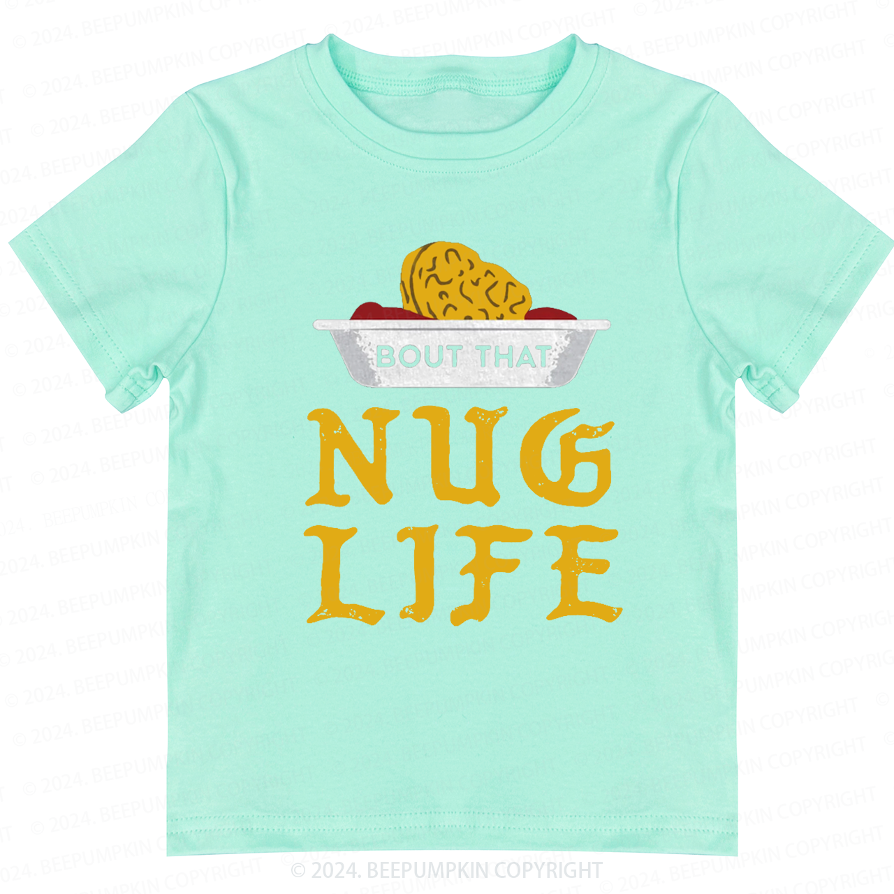 Nug Life Funny Chicken Nugget Toddler&Kids Tees 7