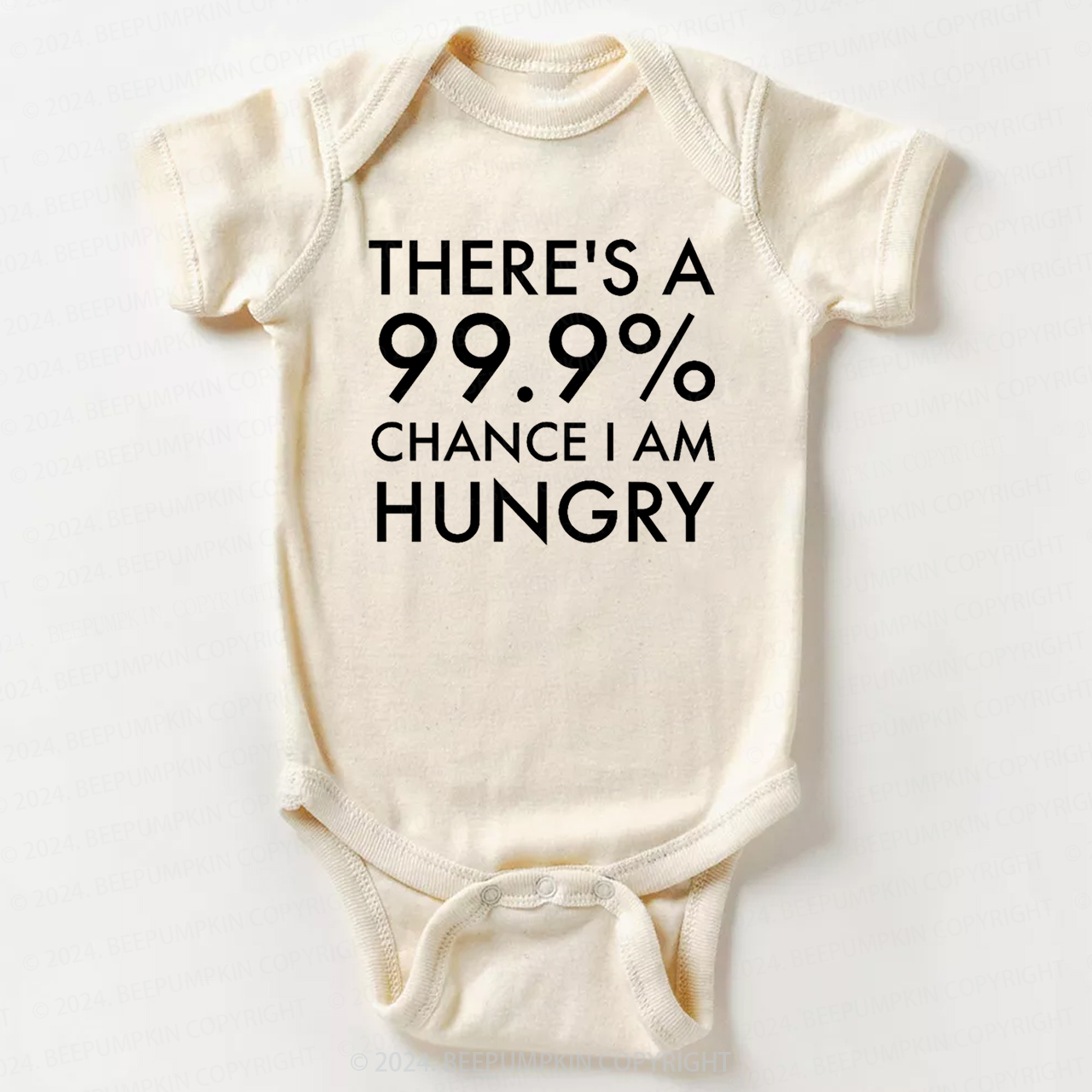Chace I Am Hungry Bodysuit For Baby 7