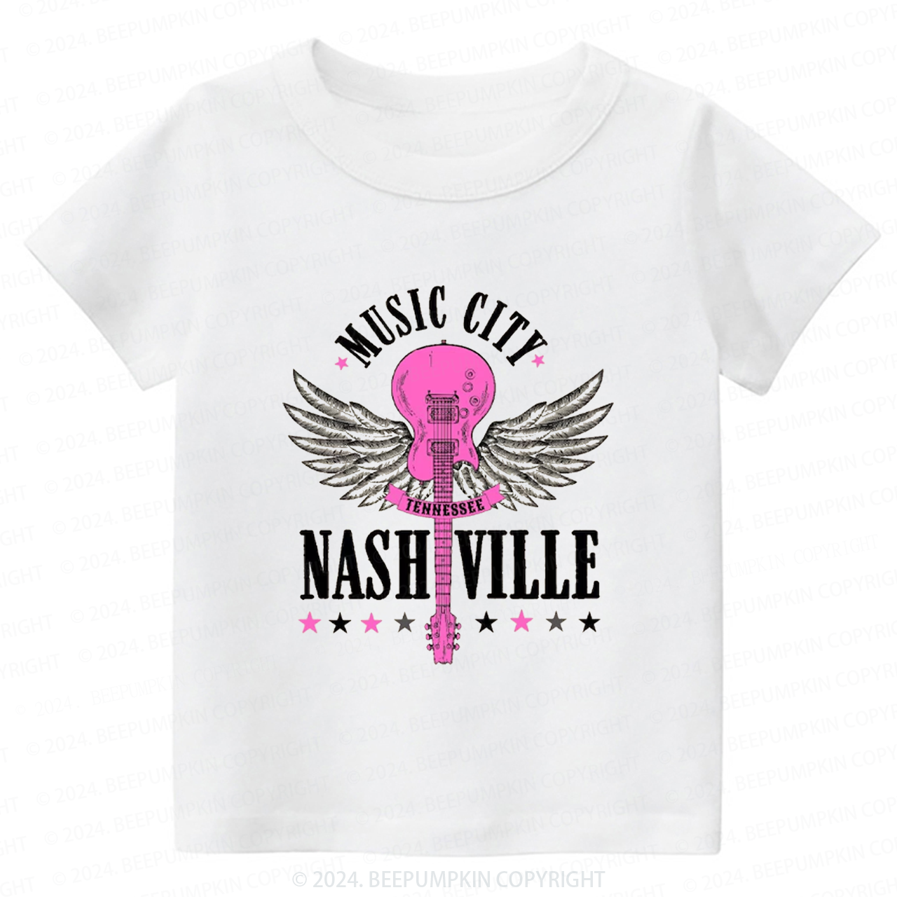 Music City Nashville Toddler&Kids Tees 8