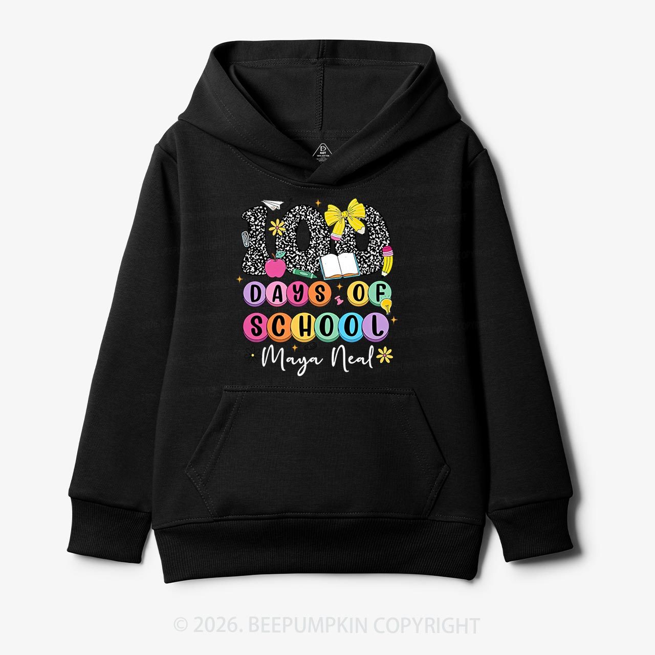 Personalized 100 Days Smarter and Sweeter Toddler&Kid's Hoodies