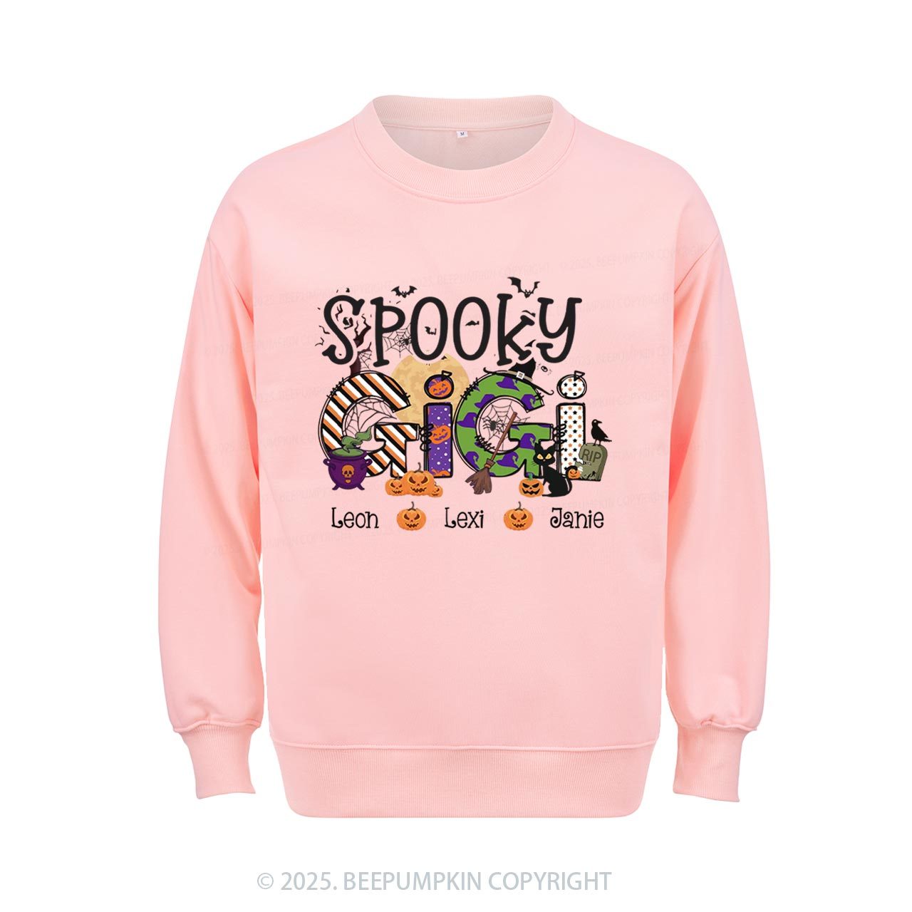 Personalized Spooky Gigi Sweatshirt Beepumpkin