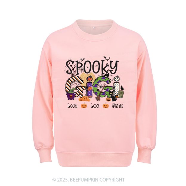 Personalized Spooky Gigi Sweatshirt Beepumpkin
