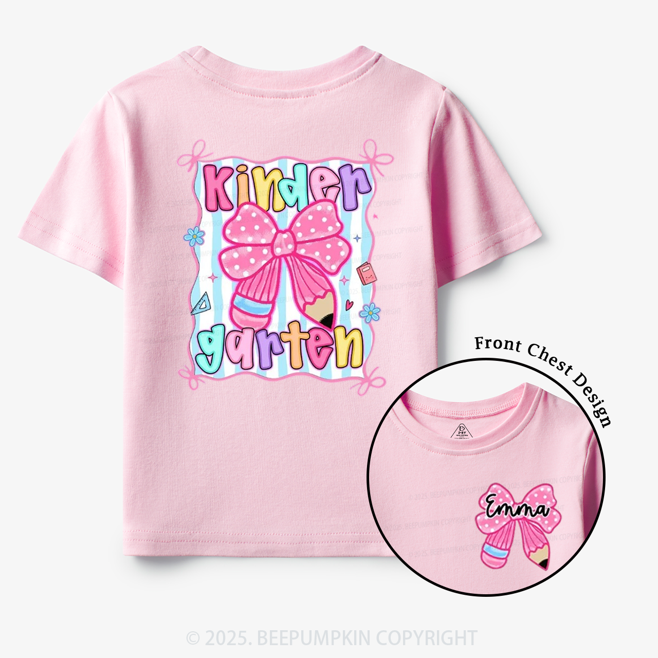 Personalized Playful Days Toddler&Kid's Tees Beepumpkin