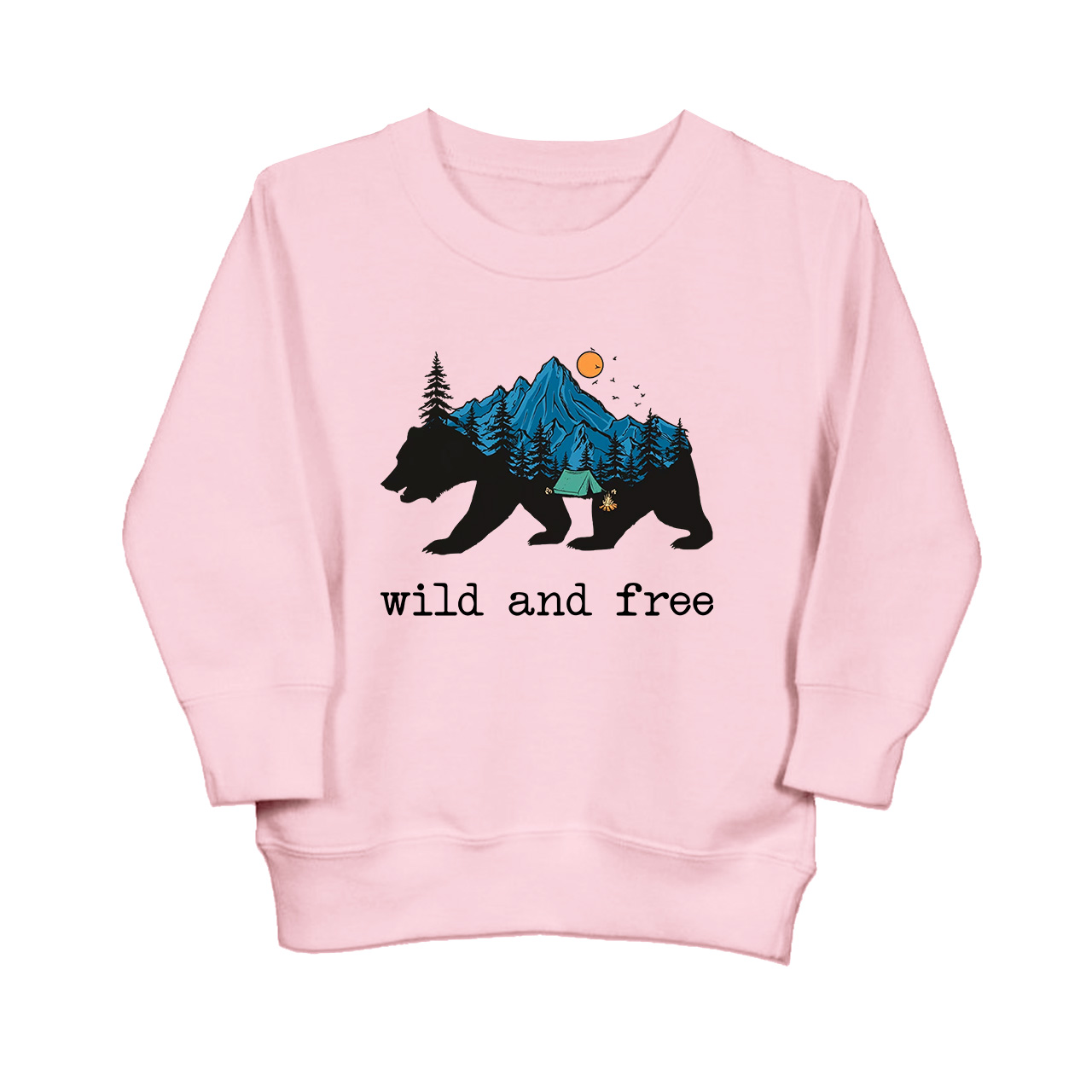 Wild And Free Kids Sweatshirt