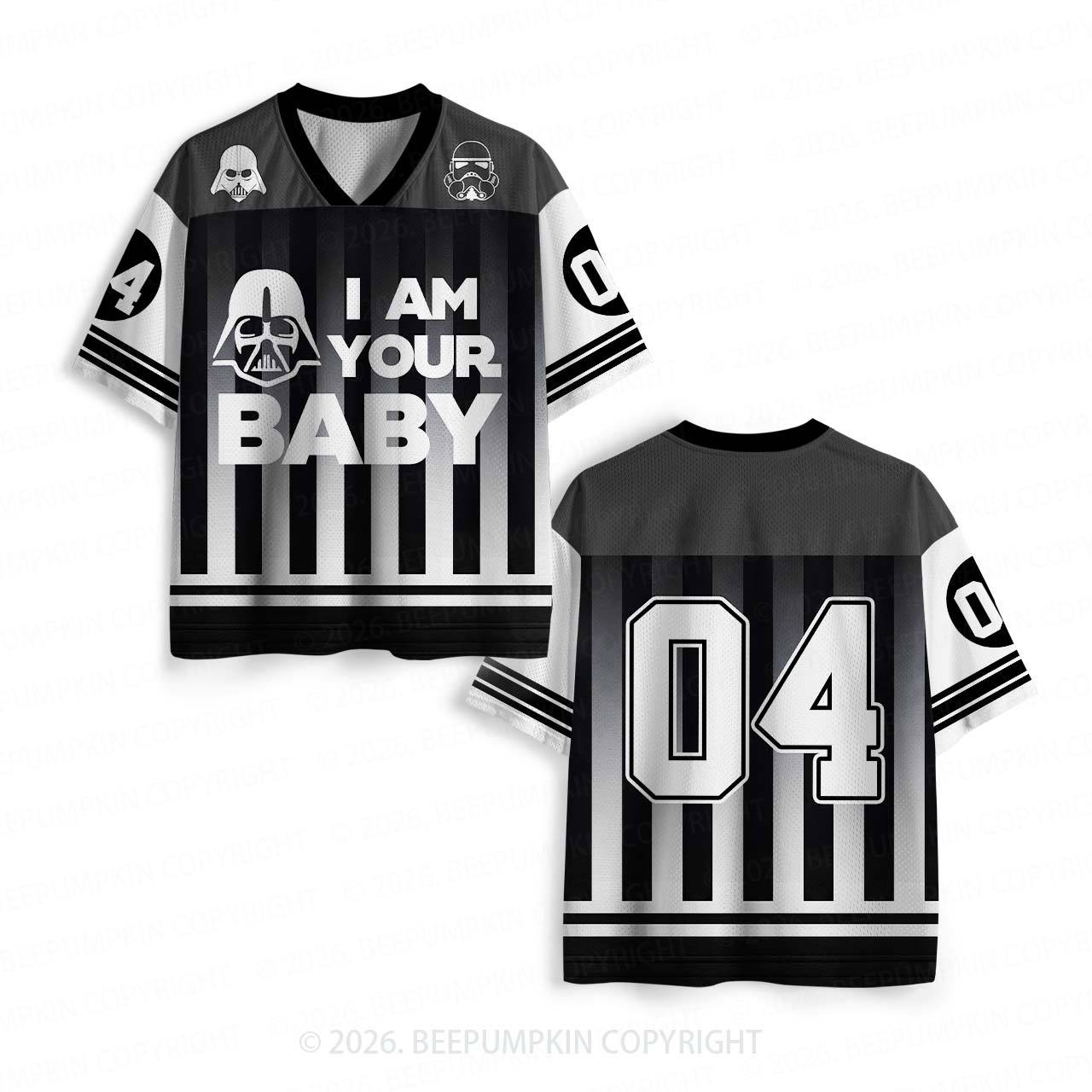 Retro FATHER & BABY Mesh Jersey For Family
