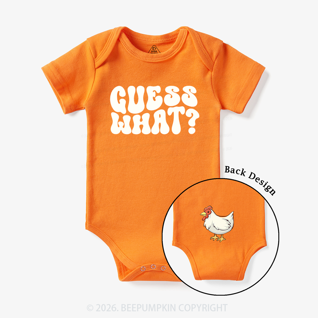 Guess What? Baby Bodysuit Beepumpkin