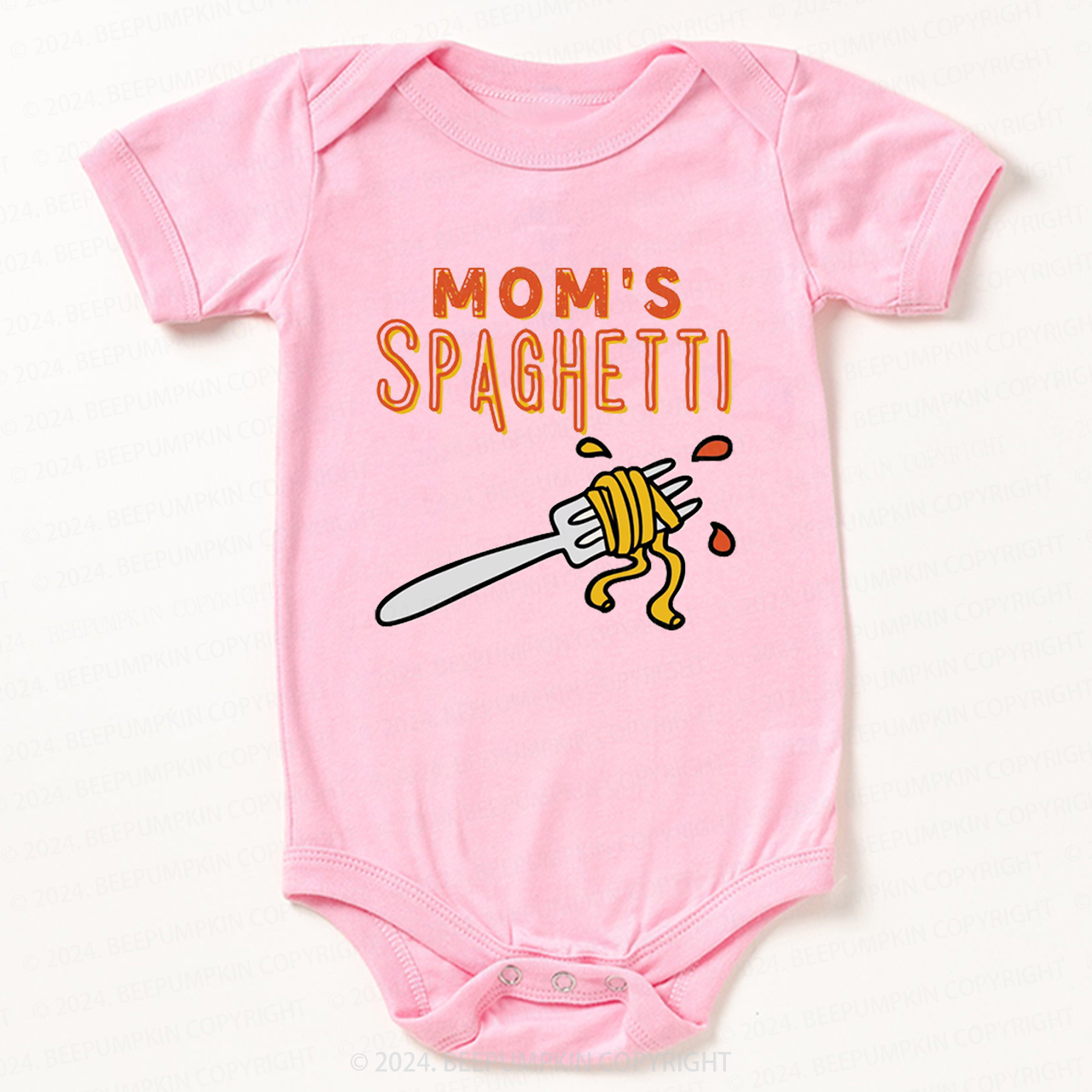 Mom's Spaghetti Bodysuit For Baby 7