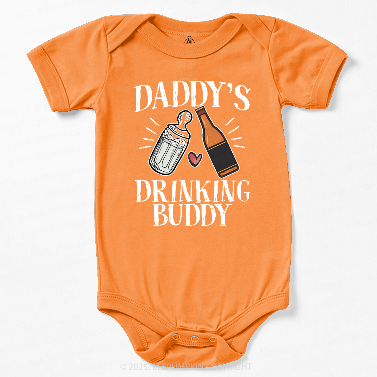Daddy's Drinking Buddy Bodysuit Beepumpkin