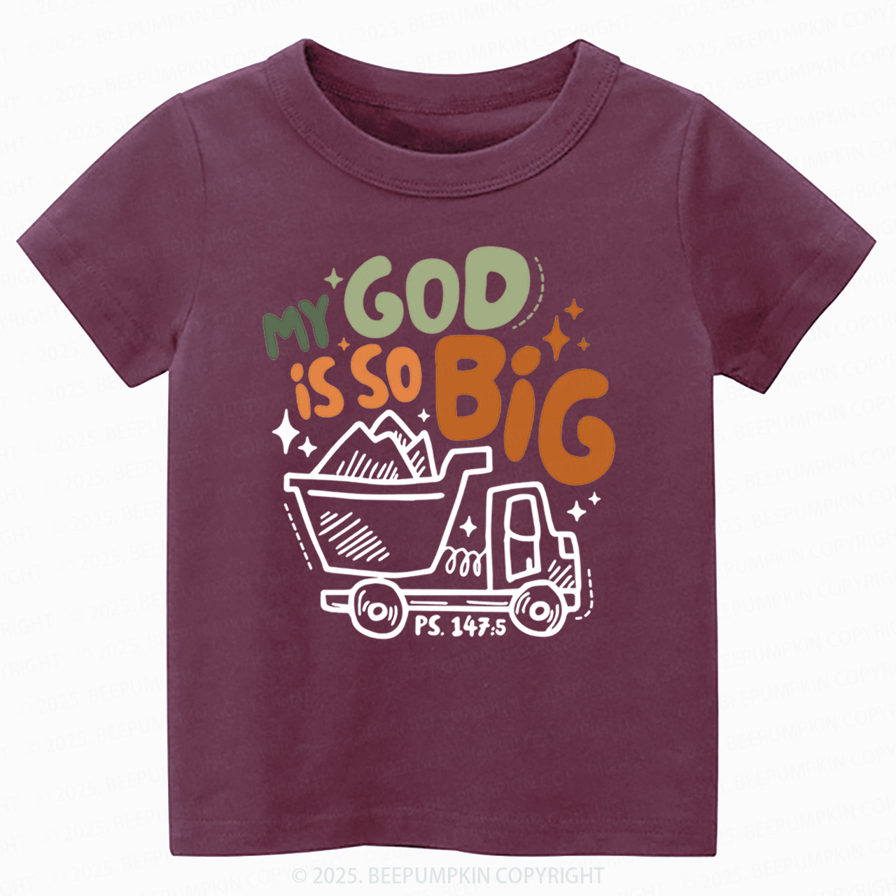 My God Is So Big Toddler&Kid's Tees Beepumpkin