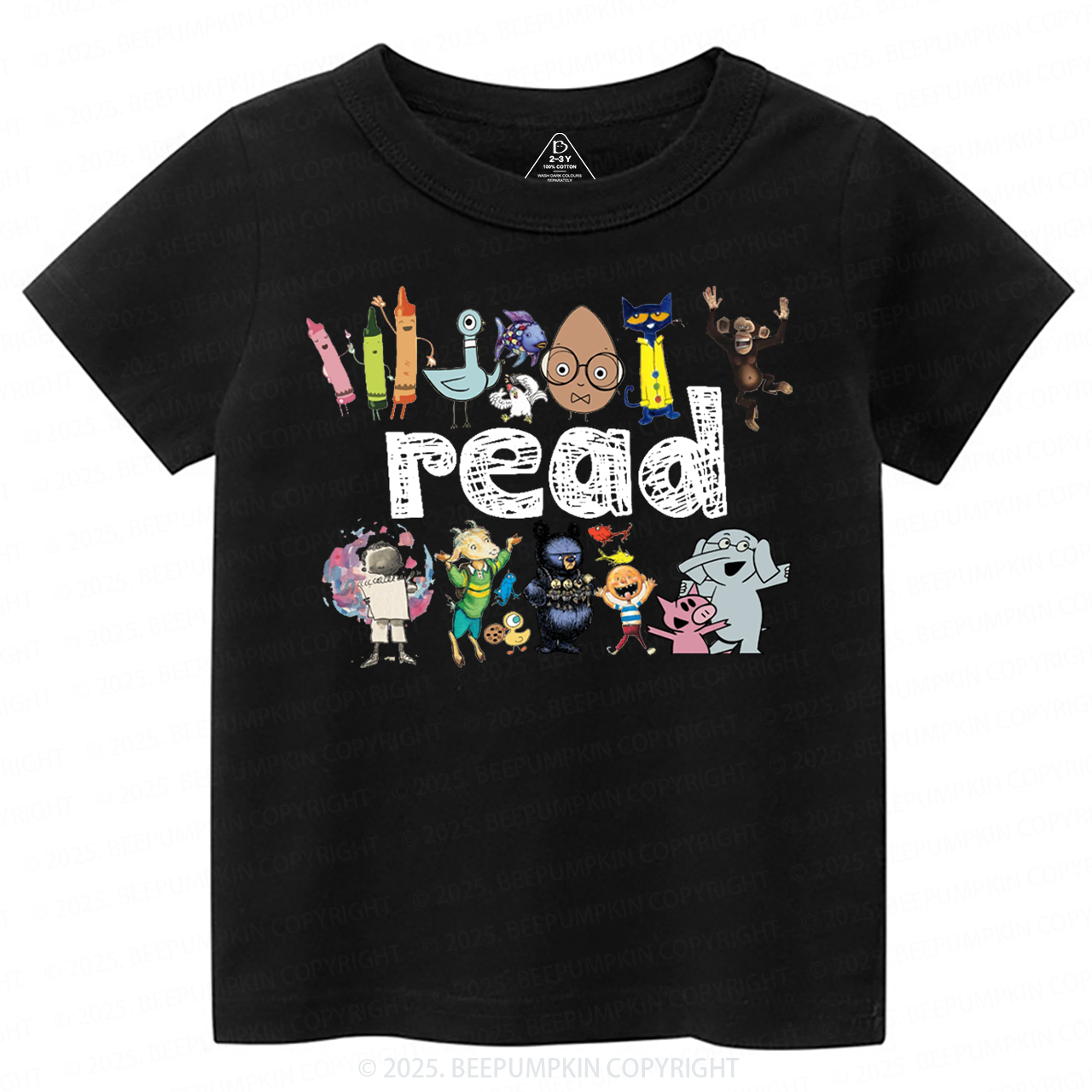 Read Children's Books Toddler&Kid's Tees Beepumpkin