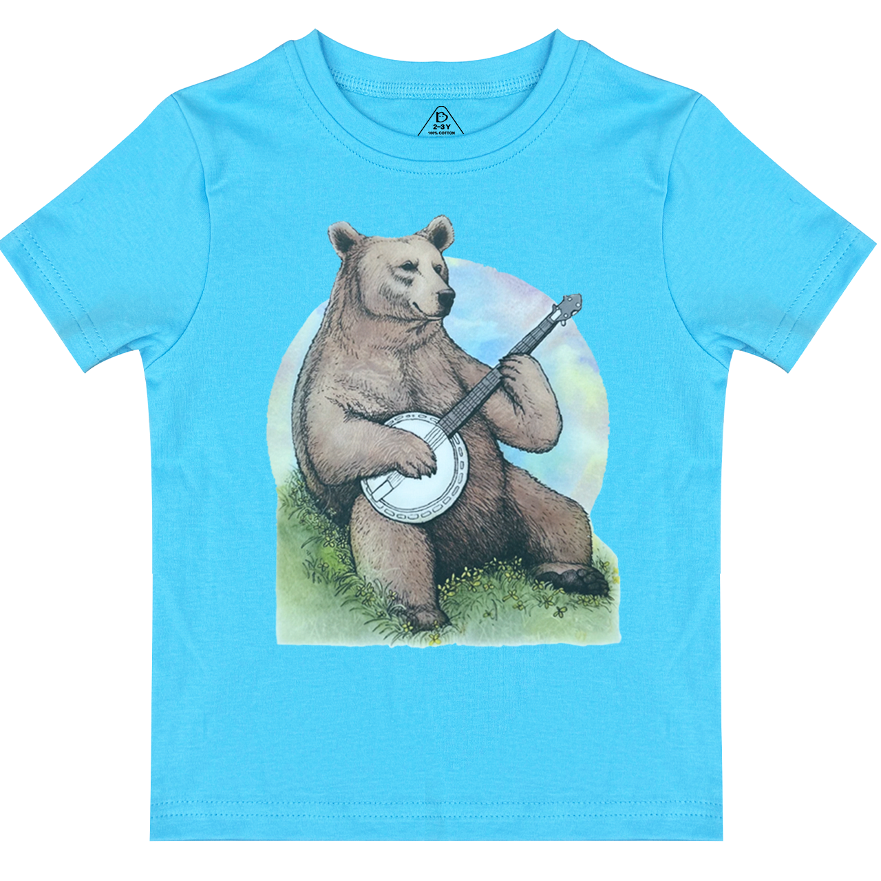 Bluegrass Banjo Bear Toddler&Kid's Tees Beepumpkin