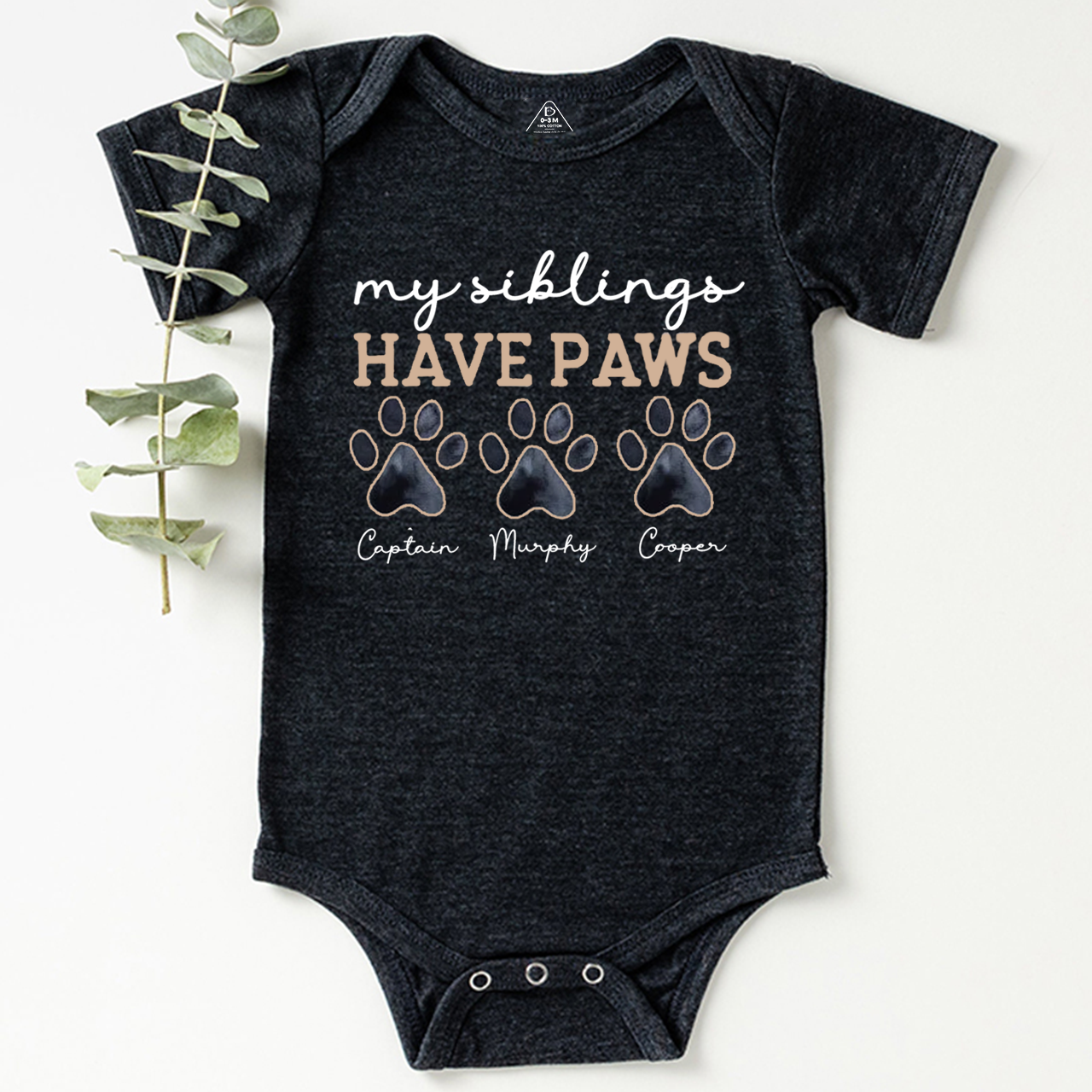 Sibling Dog Bodysuit Beepumpkin