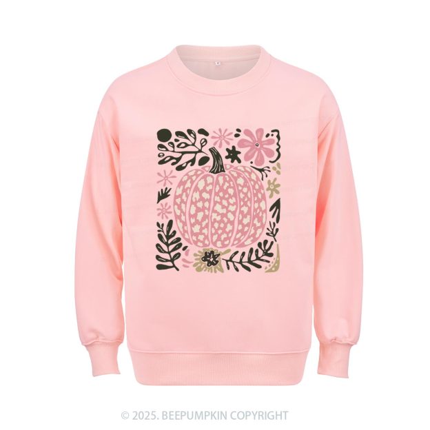 Leopard Pink Pumpkin Sweatshirt Beepumpkin