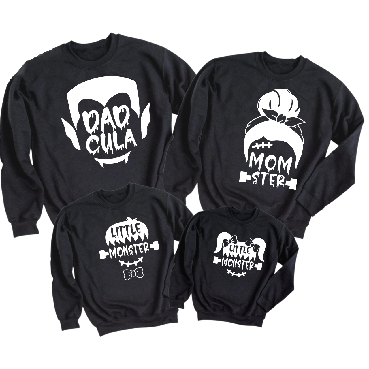 Monster Halloween Family Matching Sweatshirt