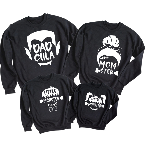 Monster Halloween Family Matching Sweatshirt
