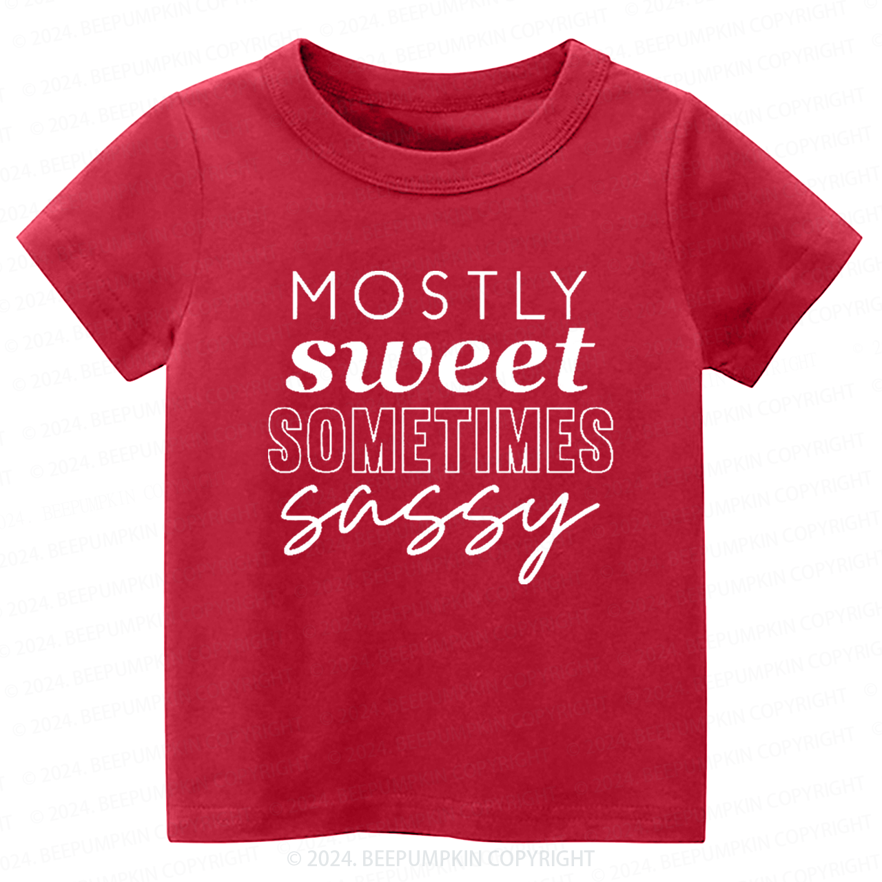 Mostly Sweet Sometimes Sassy Toddler&Kids Tees