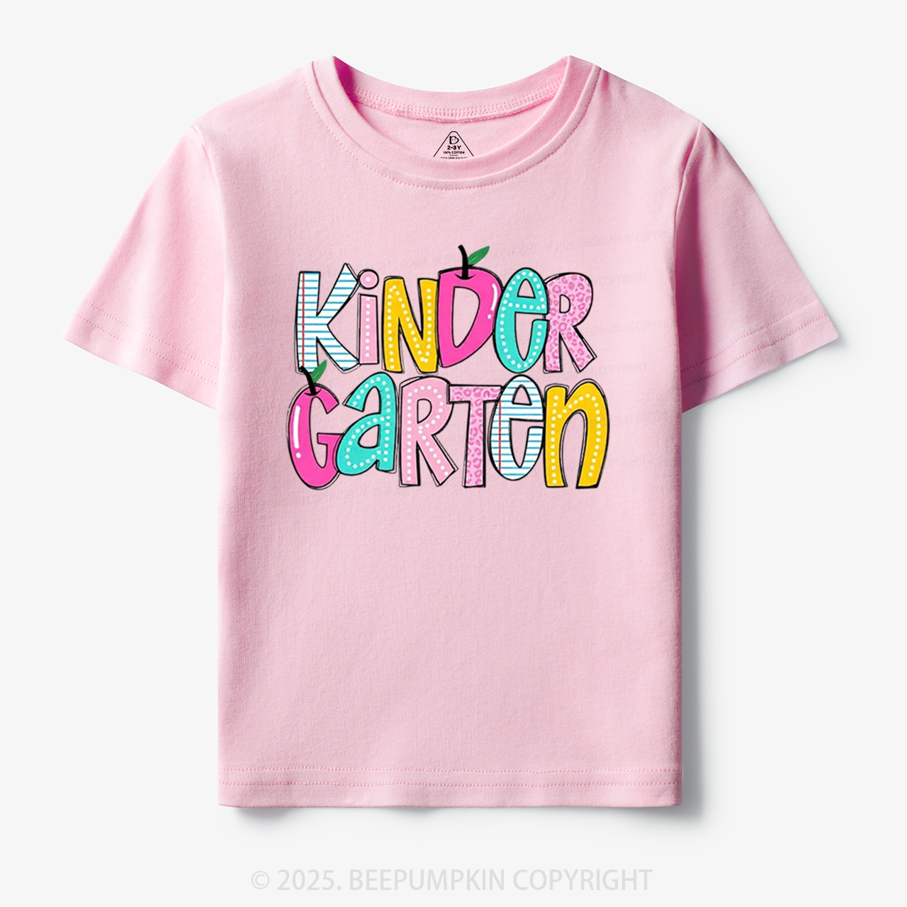 Personalized Colorful Grades Toddler&Kid's Tees Beepumpkin