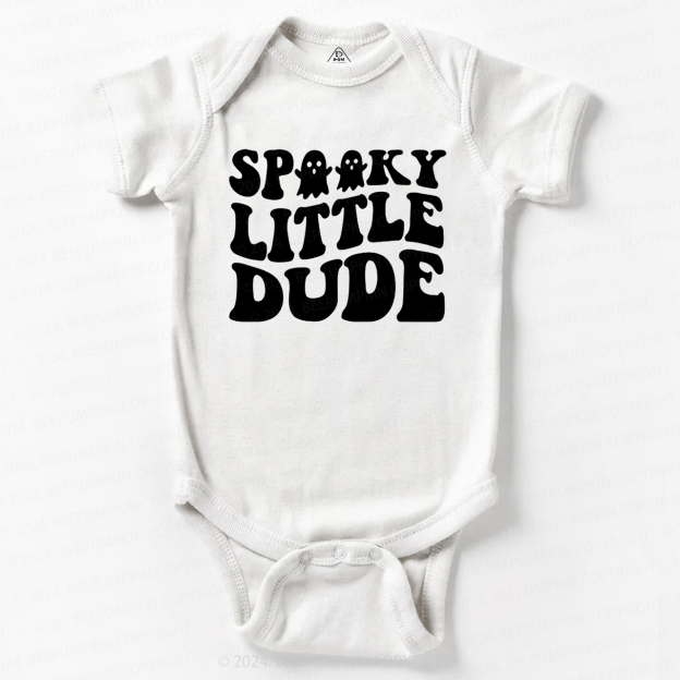Spooky Little Dude Halloween Baby Bodysuits 