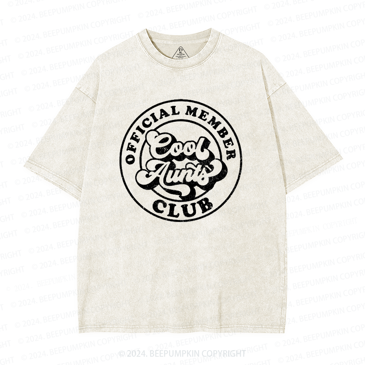 Cool Aunts Club Aunt Washed T-Shirts 