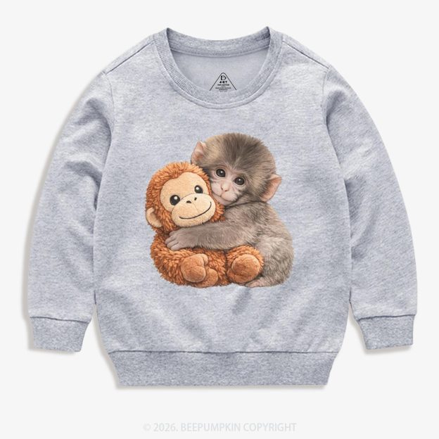 Punch The Monkey Kid's Sweatshirt