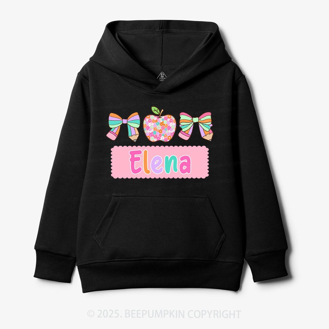 Personalized Pretty Name Kid's Hoodies Beepumpkin
