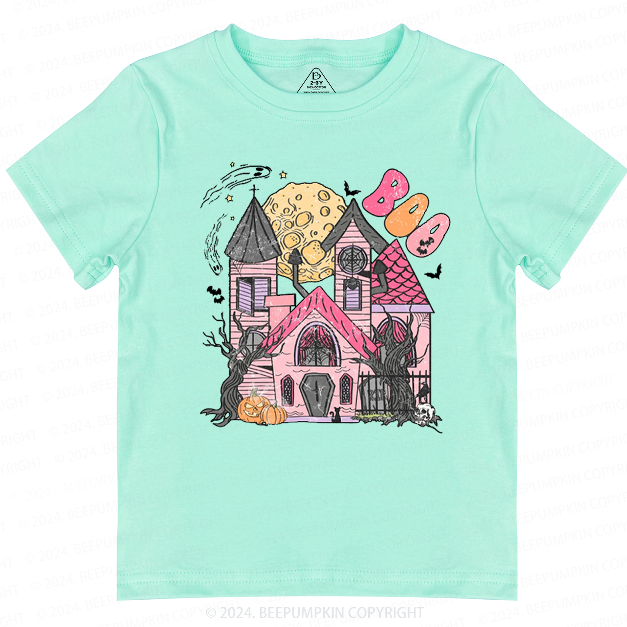 Haunted House Halloween Toddler&Kids Tees 