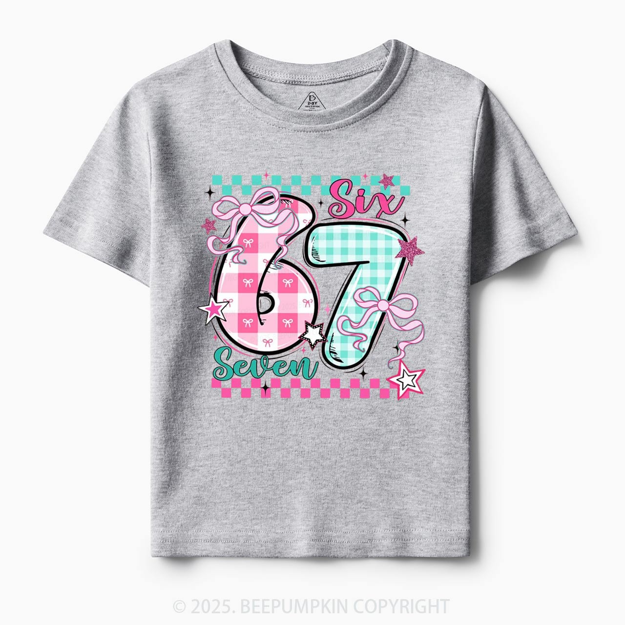 Checkered Valentine 67 Toddler&Kid's Tees Beepumpkin