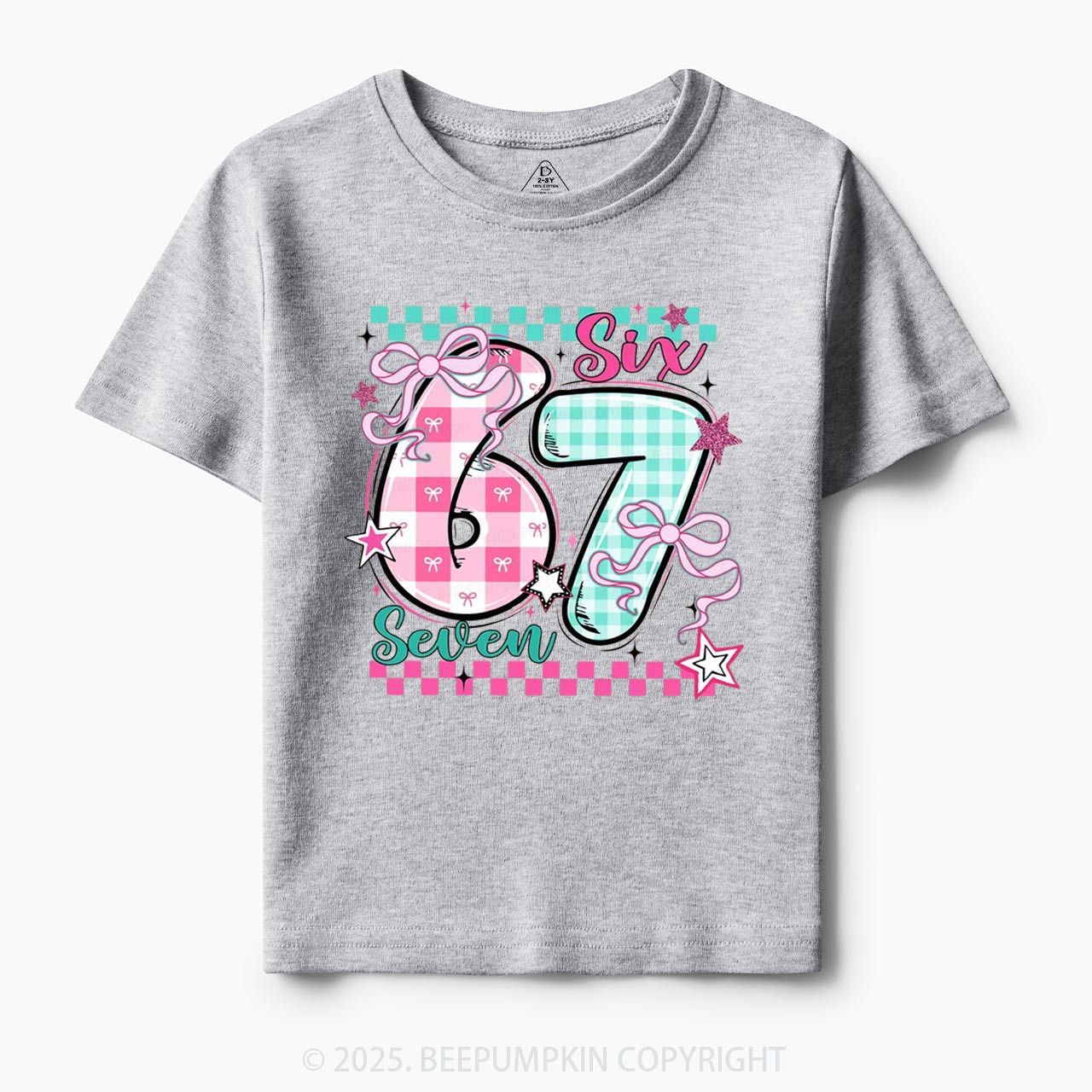 Checkered Valentine 67 Toddler&Kid's Tees Beepumpkin